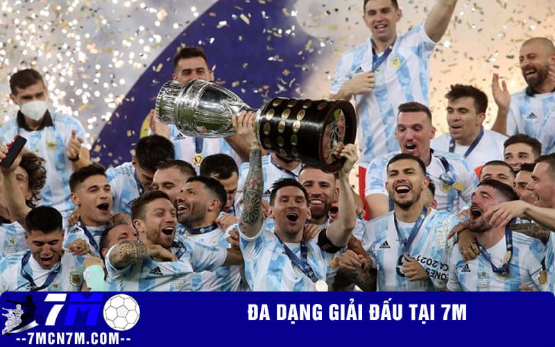 Đa dạng giải đấu bóng đá tại 7m